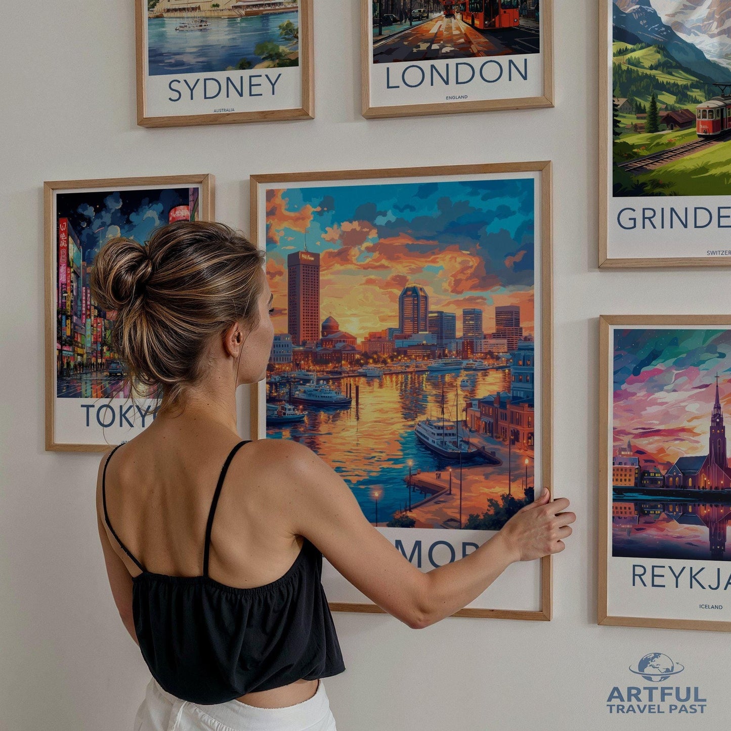 Baltimore Poster - Maryland Wall Art