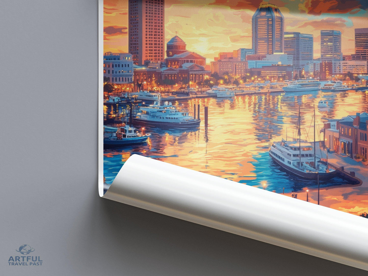 Baltimore Poster - Maryland Wall Art