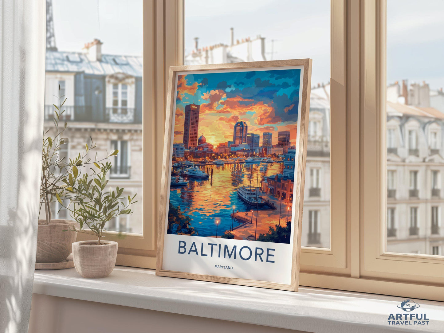 Baltimore Poster - Maryland Wall Art