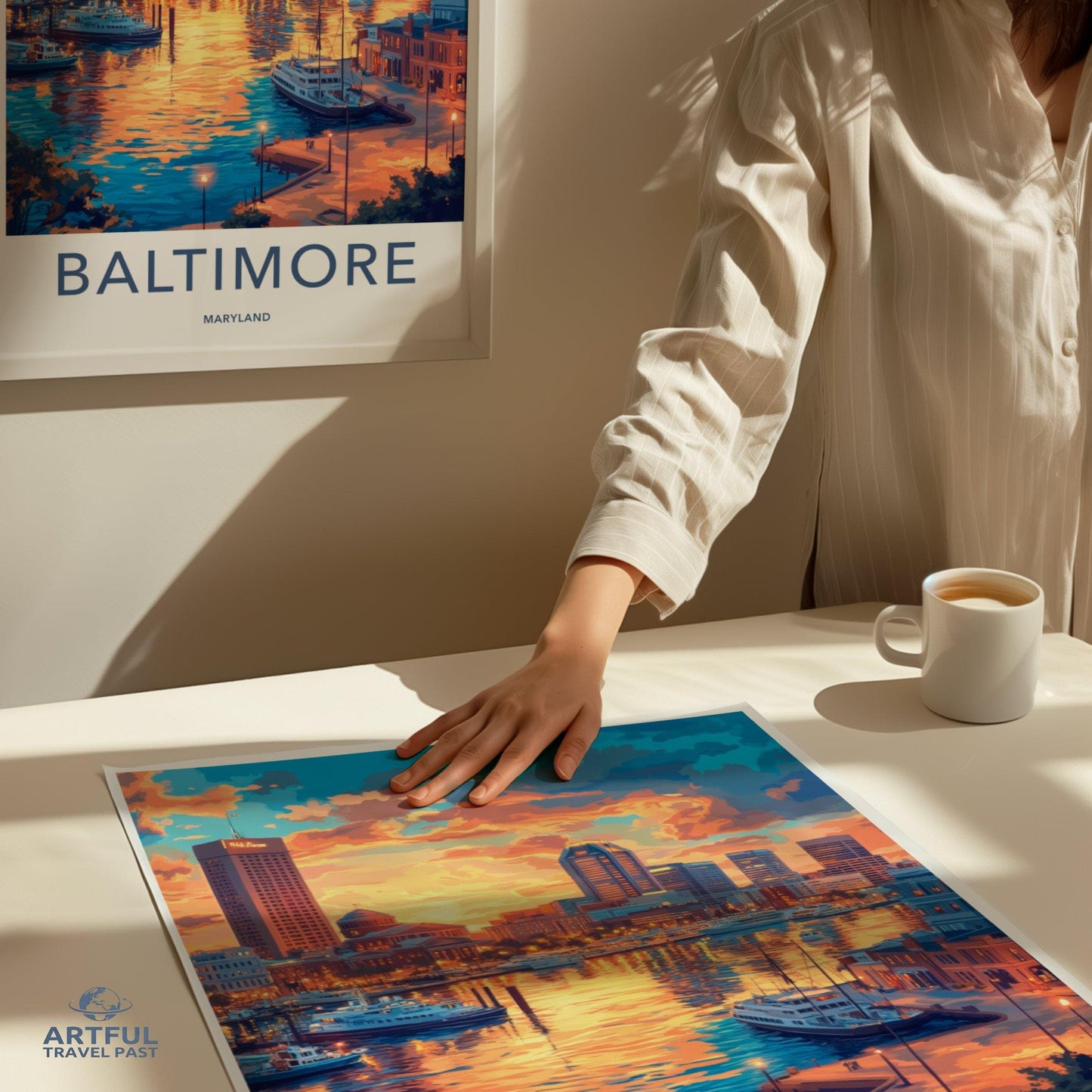 Baltimore Poster - Maryland Wall Art