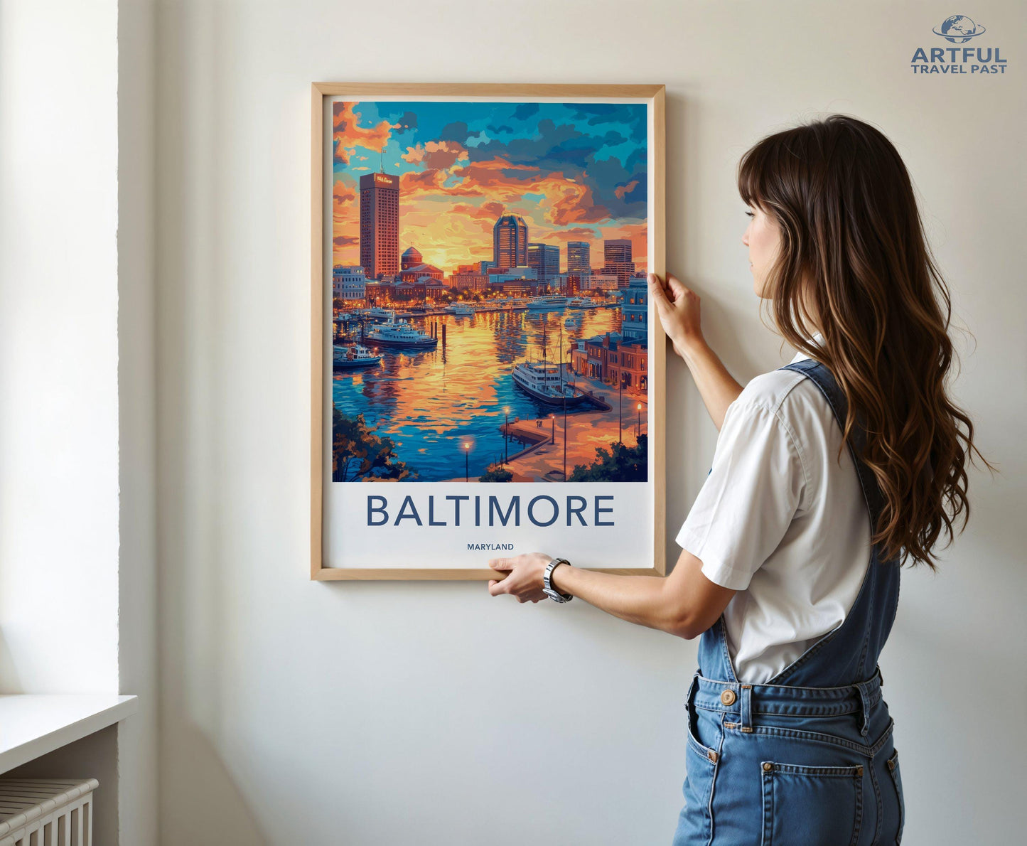 Baltimore Poster - Maryland Wall Art