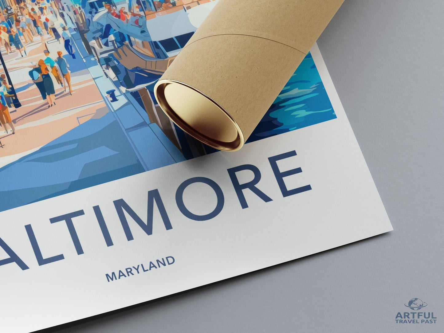 Baltimore Poster | Maryland Wall Art | America Decor