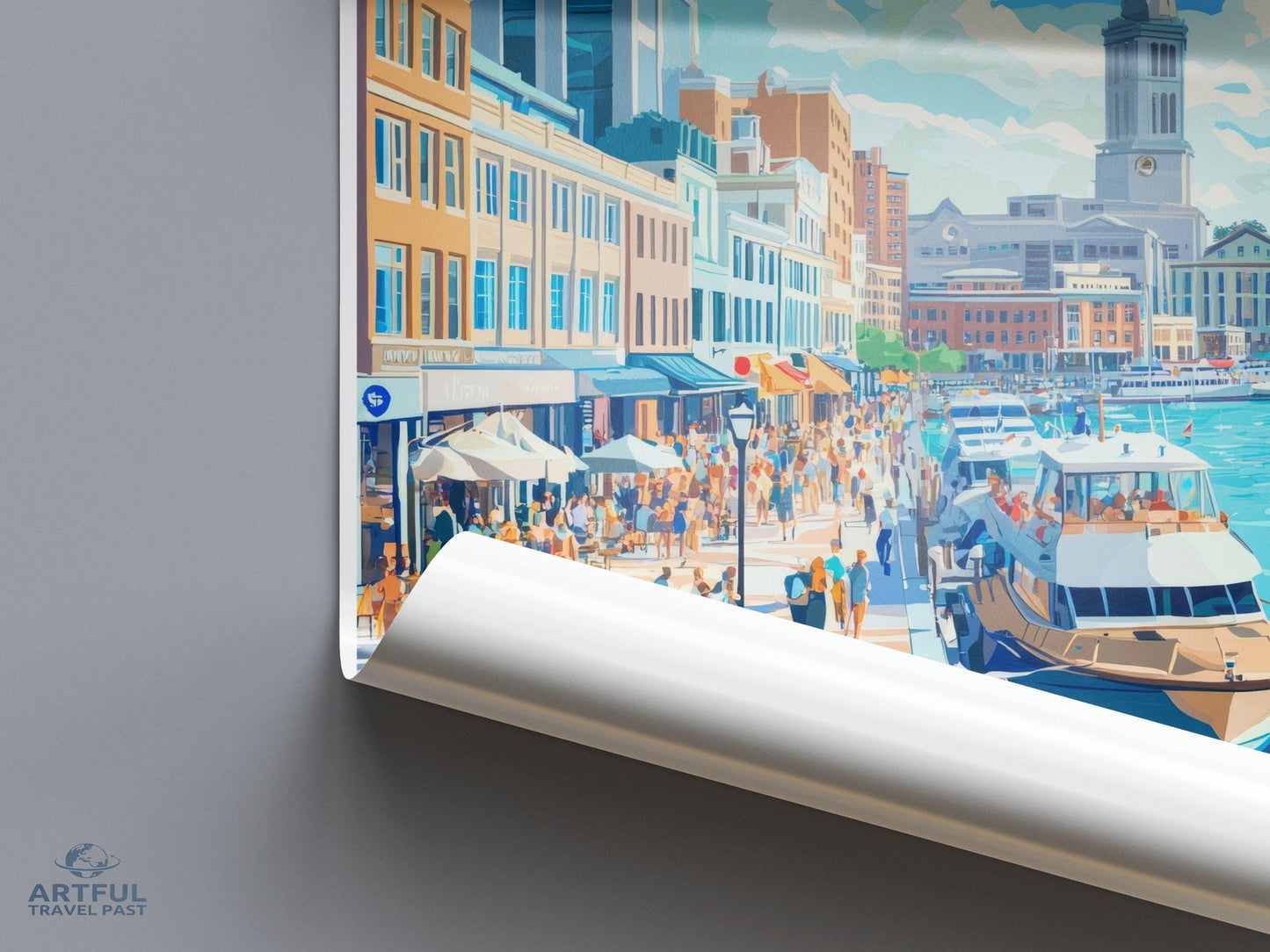 Baltimore Poster | Maryland Wall Art | America Decor