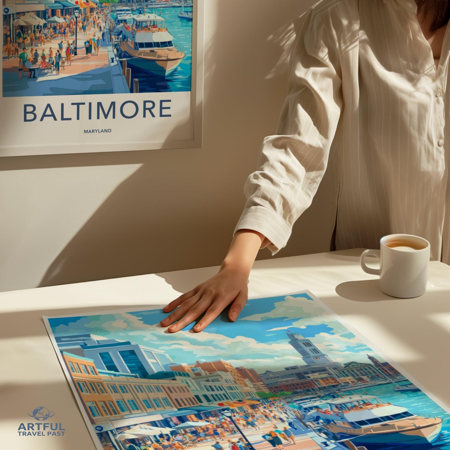 Baltimore Poster | Maryland Wall Art | America Decor