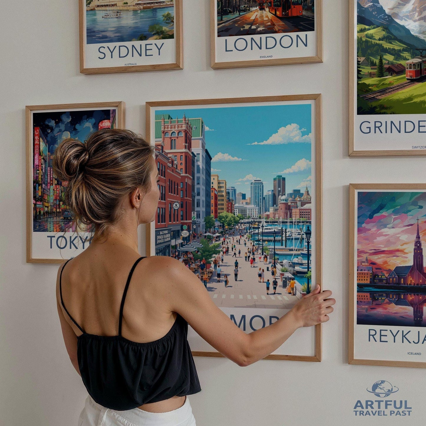 Baltimore Poster | Maryland Wall Art | America Decor