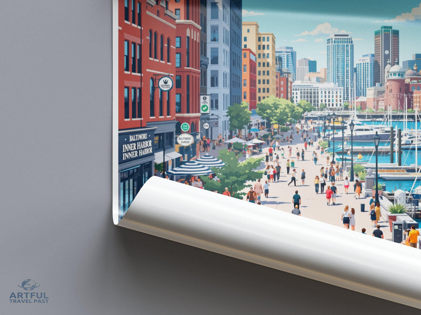 Baltimore Poster | Maryland Wall Art | America Decor