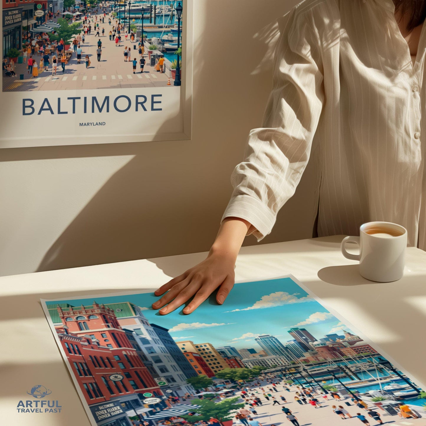Baltimore Poster | Maryland Wall Art | America Decor