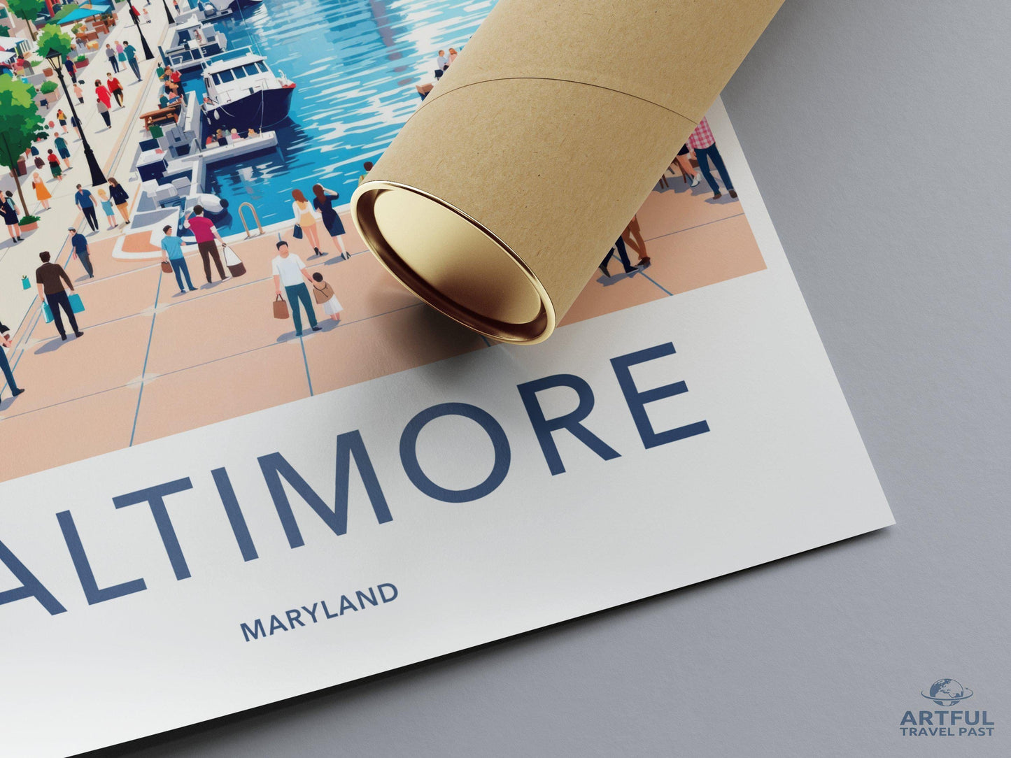 Baltimore Poster | Maryland Wall Art | America Decor