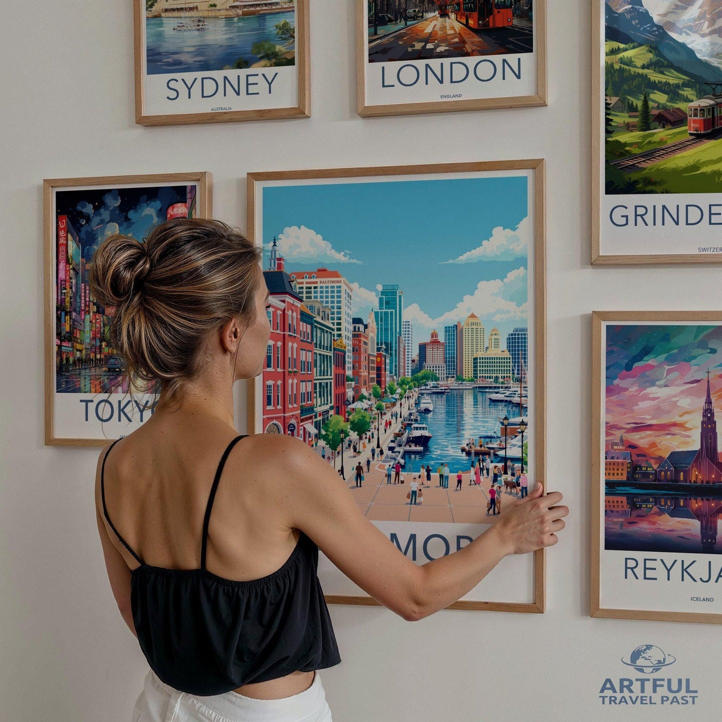 Baltimore Poster | Maryland Wall Art | America Decor