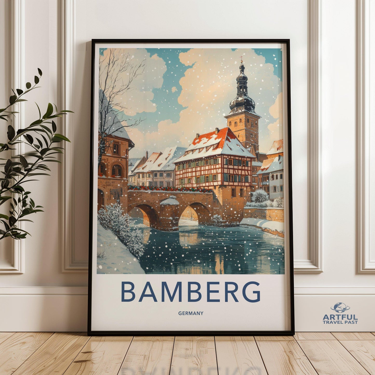 Bamberg Poster | Germany Wall Art | Europe Decor