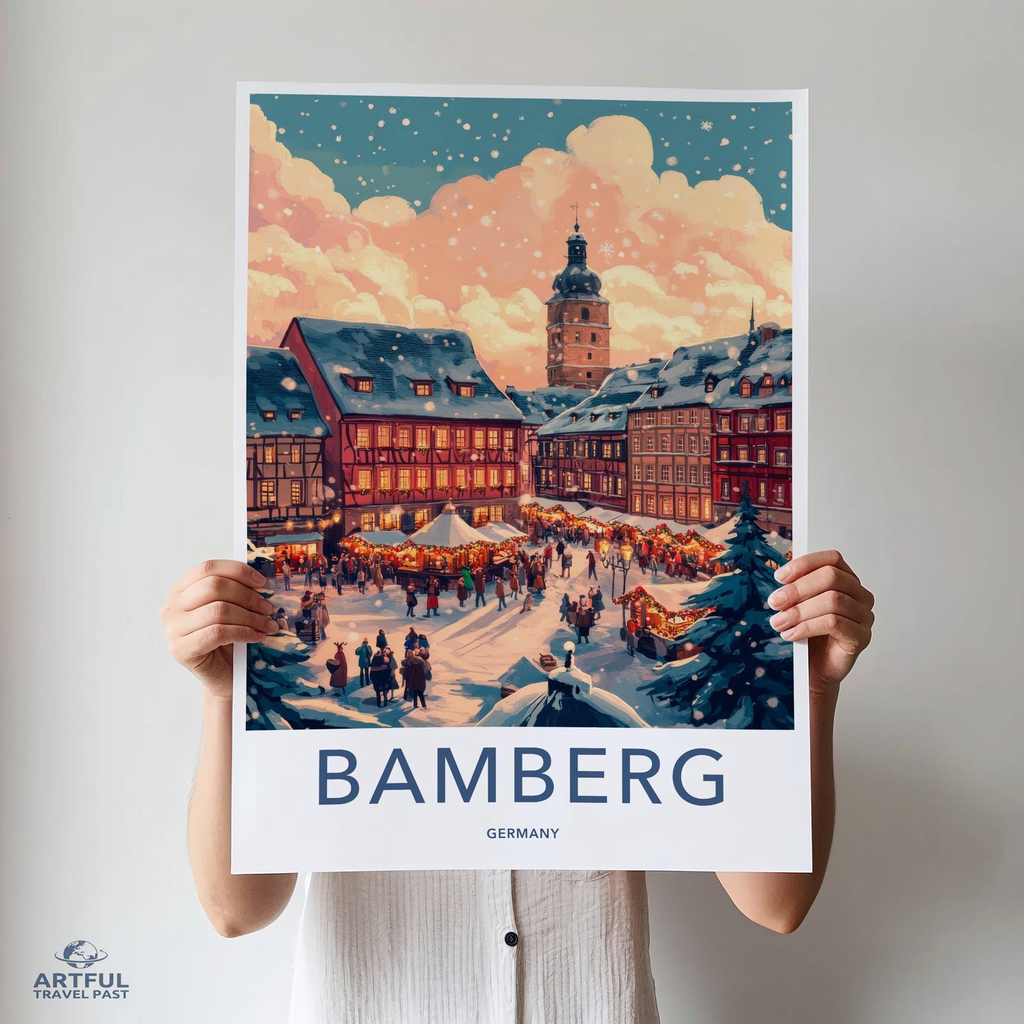 Bamberg Poster | Germany Wall Art | Europe Decor