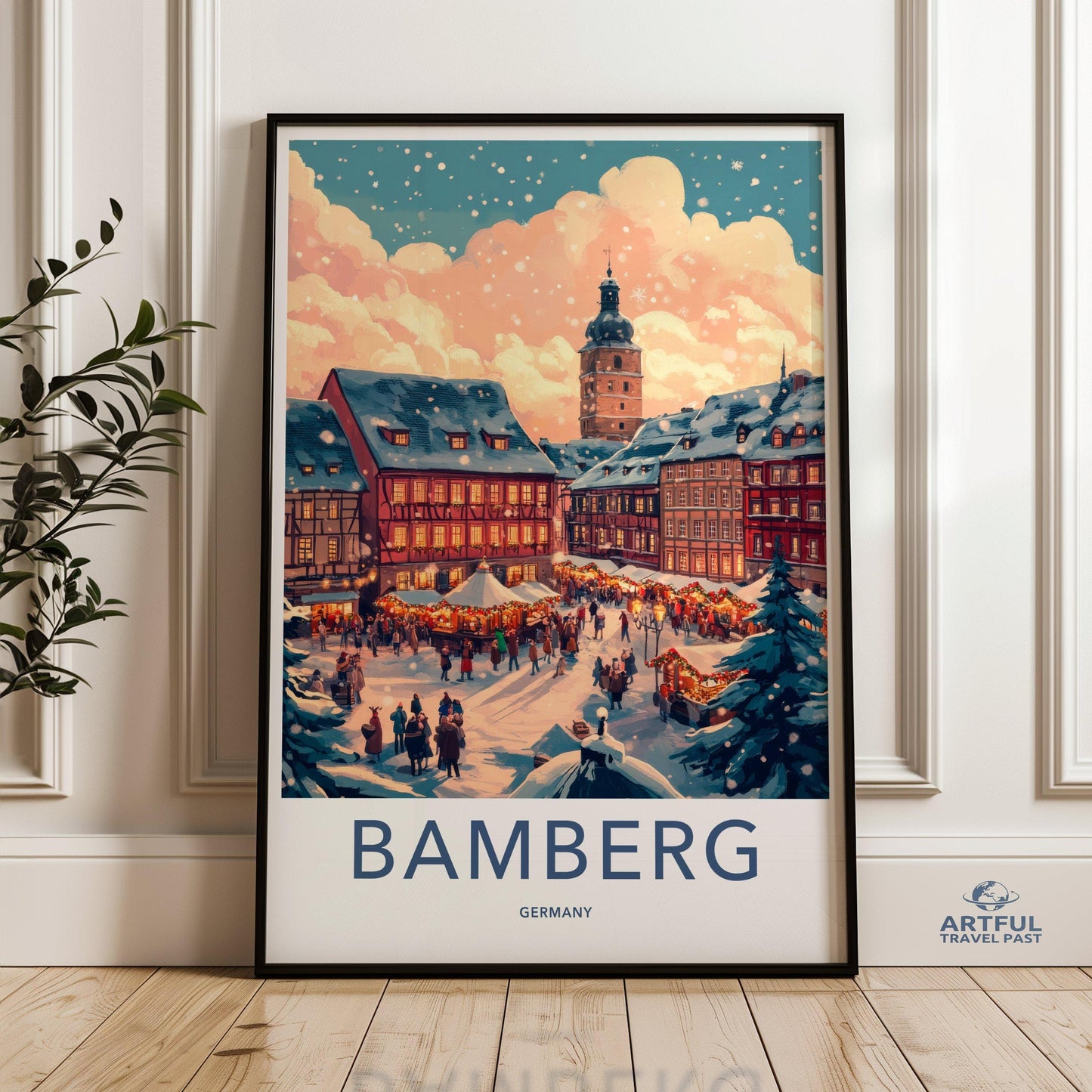 Bamberg Poster | Germany Wall Art | Europe Decor