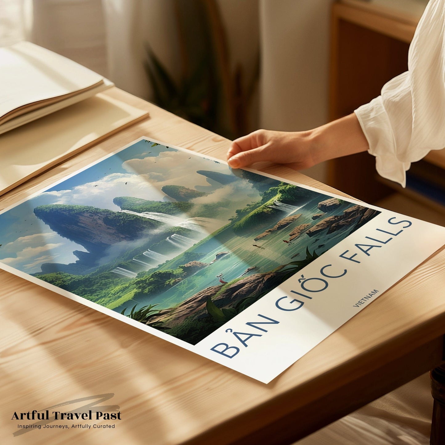 Ban Gioc Falls Poster - Vietnam Wall Art