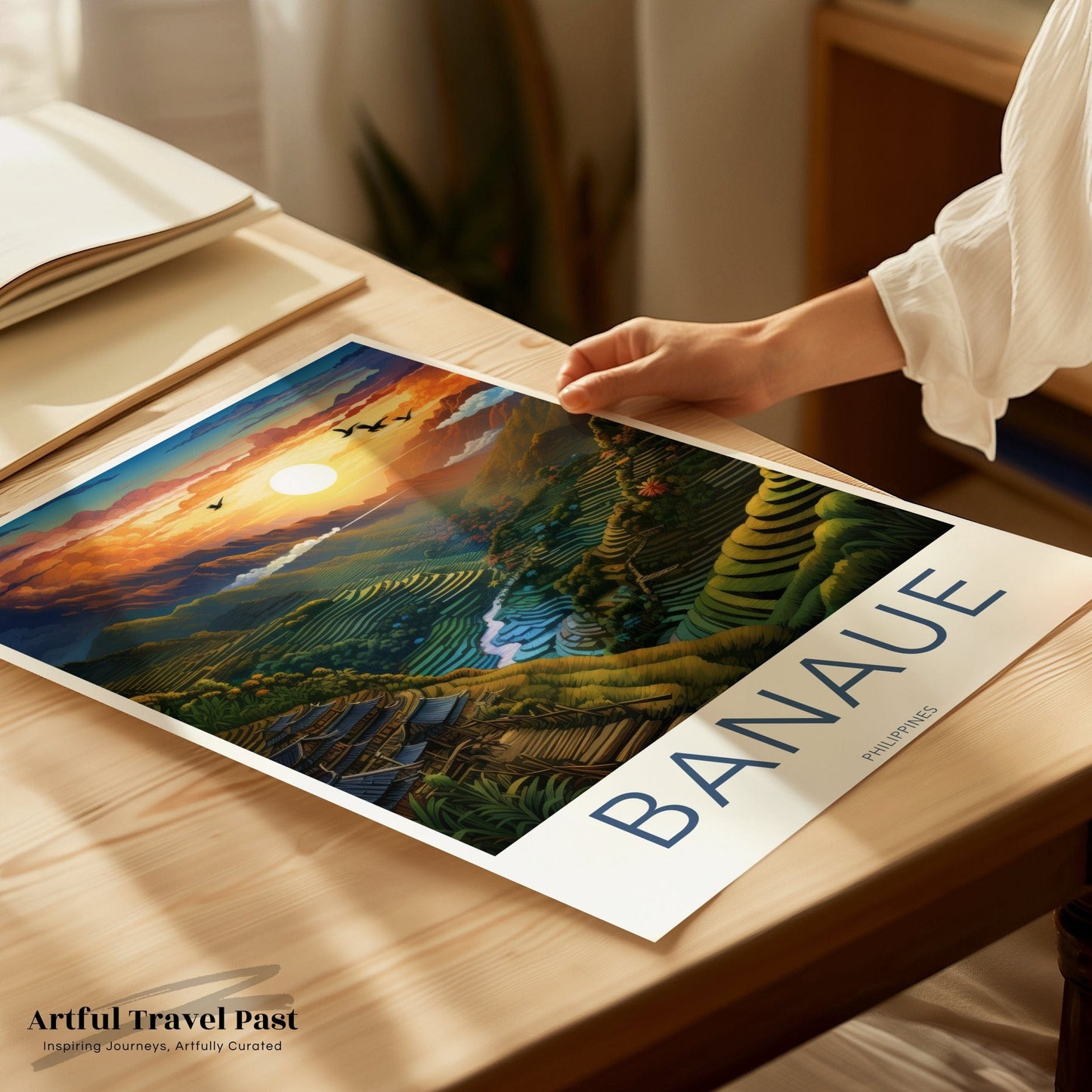 Banaue Poster | Philippines Wall Art | Asia Decor
