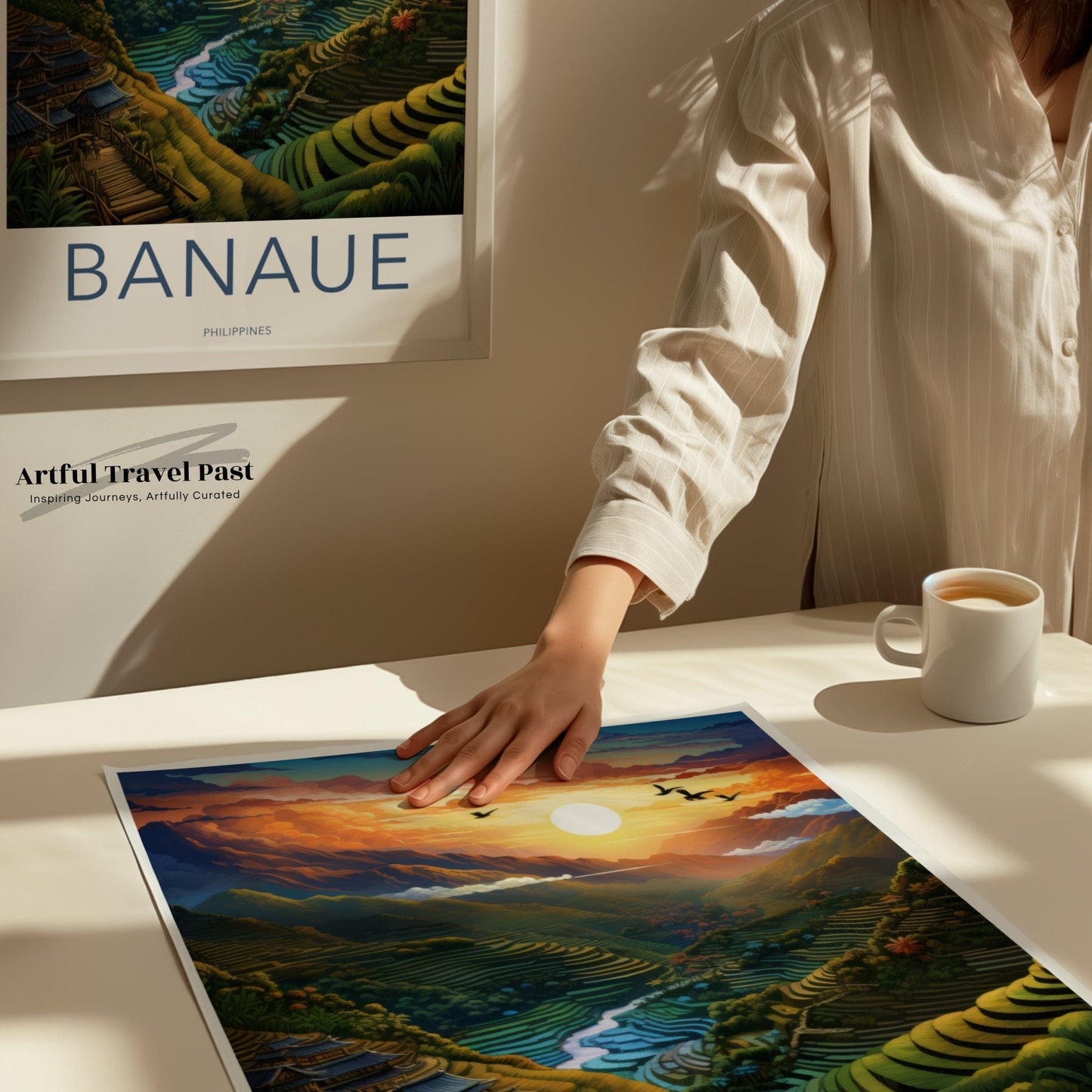 Banaue Poster | Philippines Wall Art | Asia Decor
