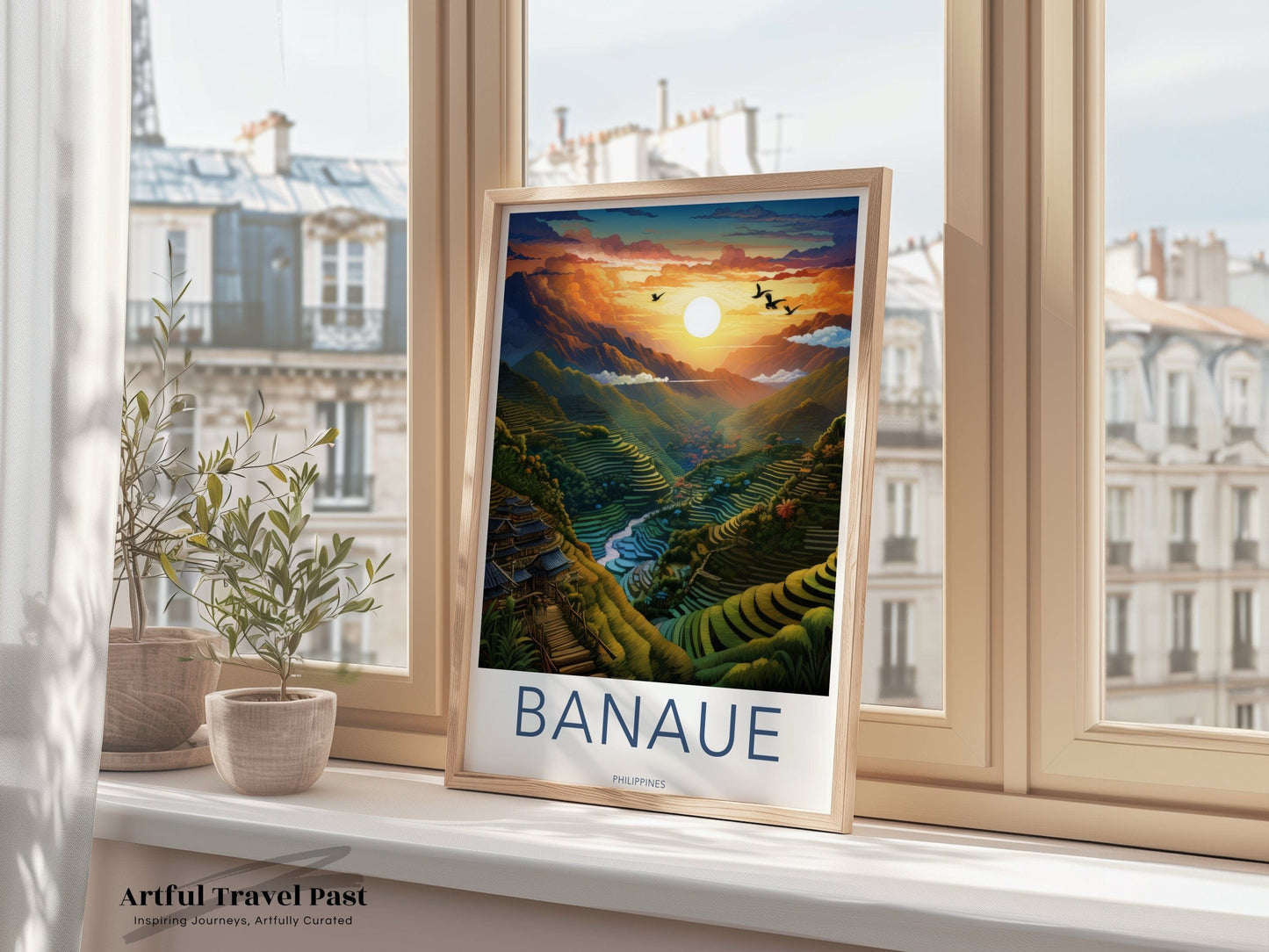 Banaue Poster | Philippines Wall Art | Asia Decor