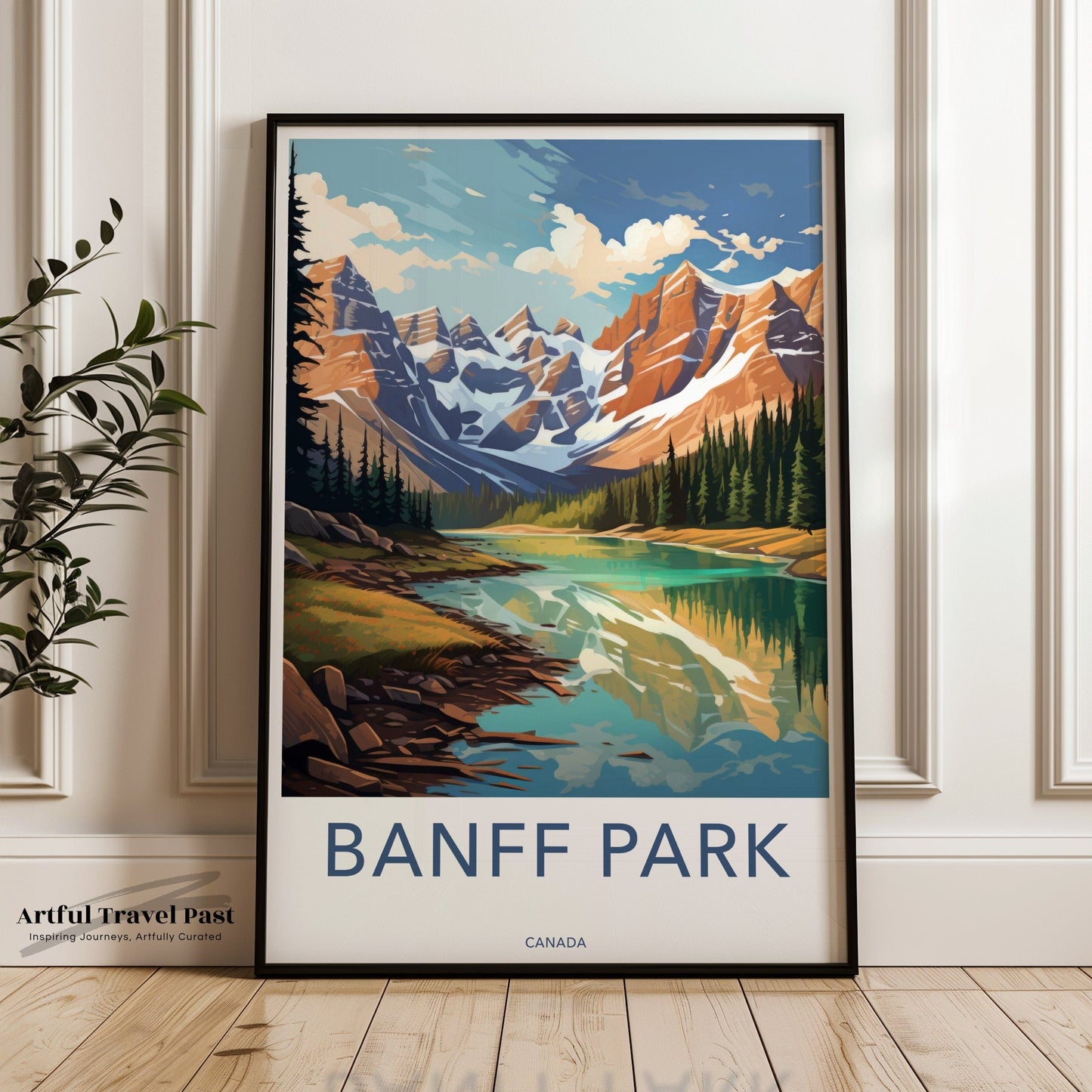 Banff National Park Poster | Alberta Wall Art | Canada Decor