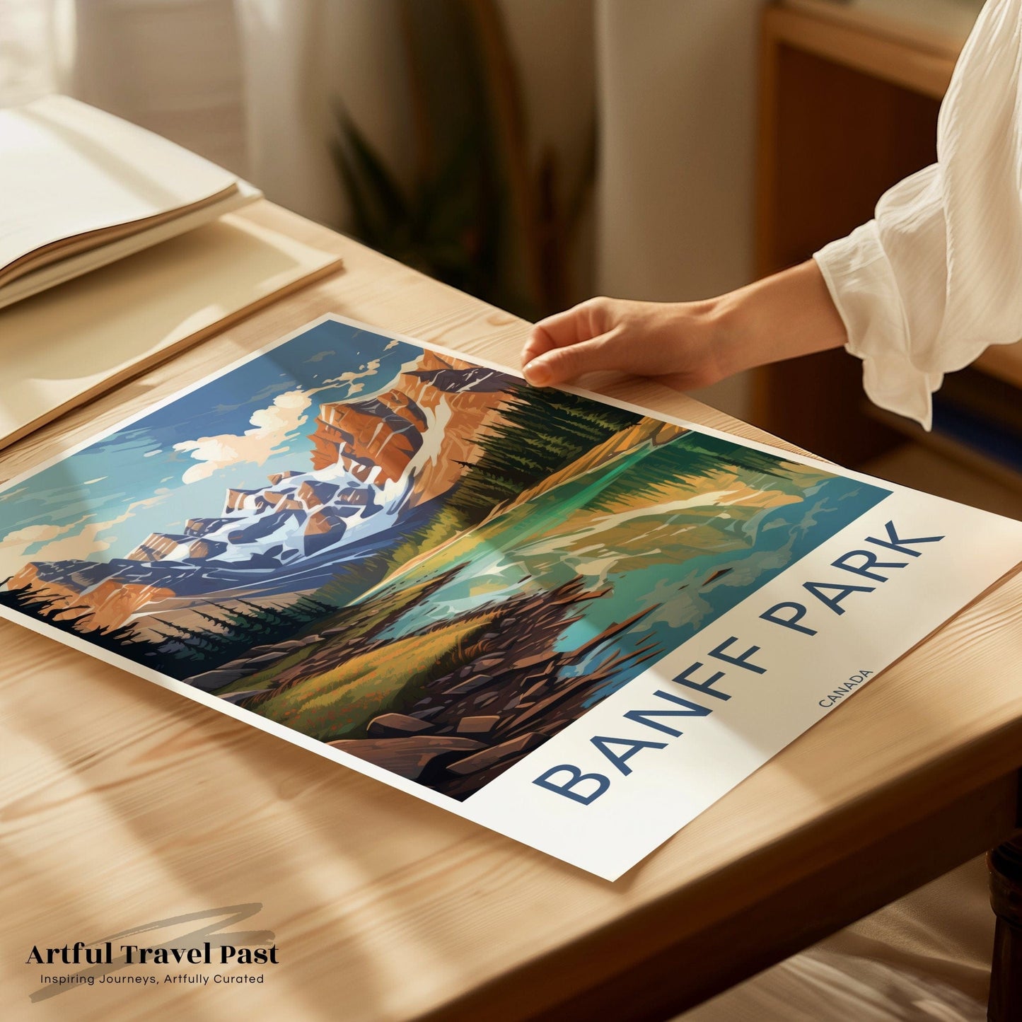 Banff National Park Poster | Alberta Wall Art | Canada Decor