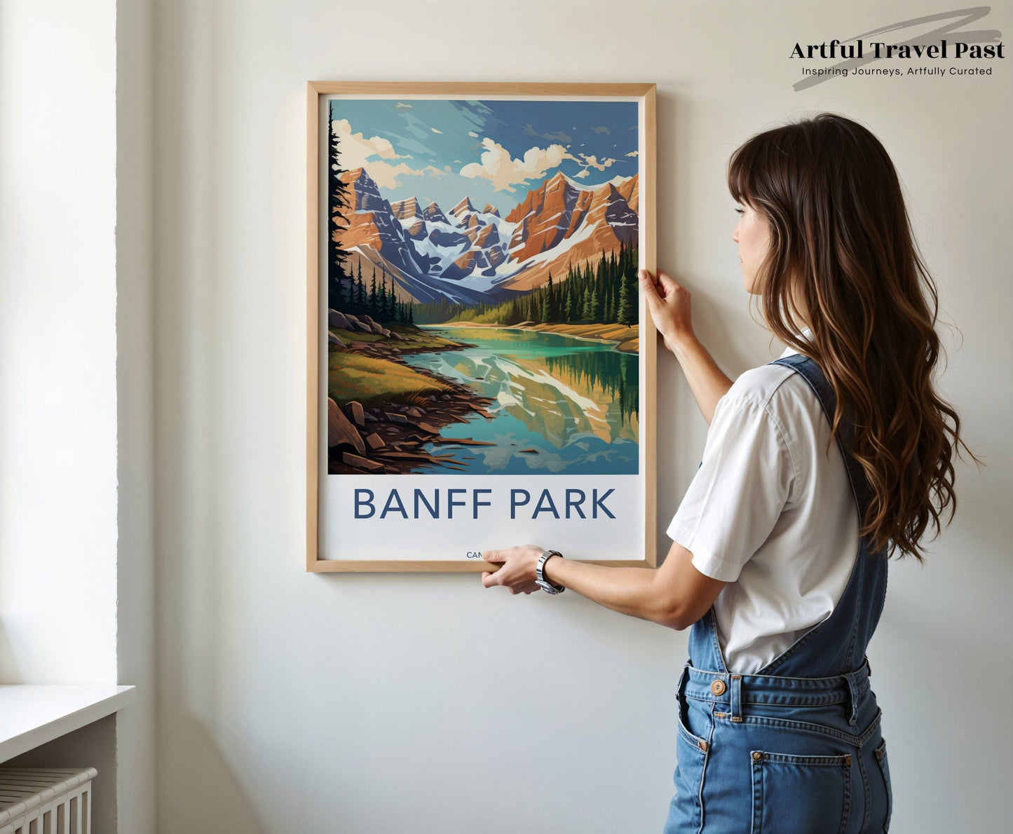 Banff National Park Poster | Alberta Wall Art | Canada Decor