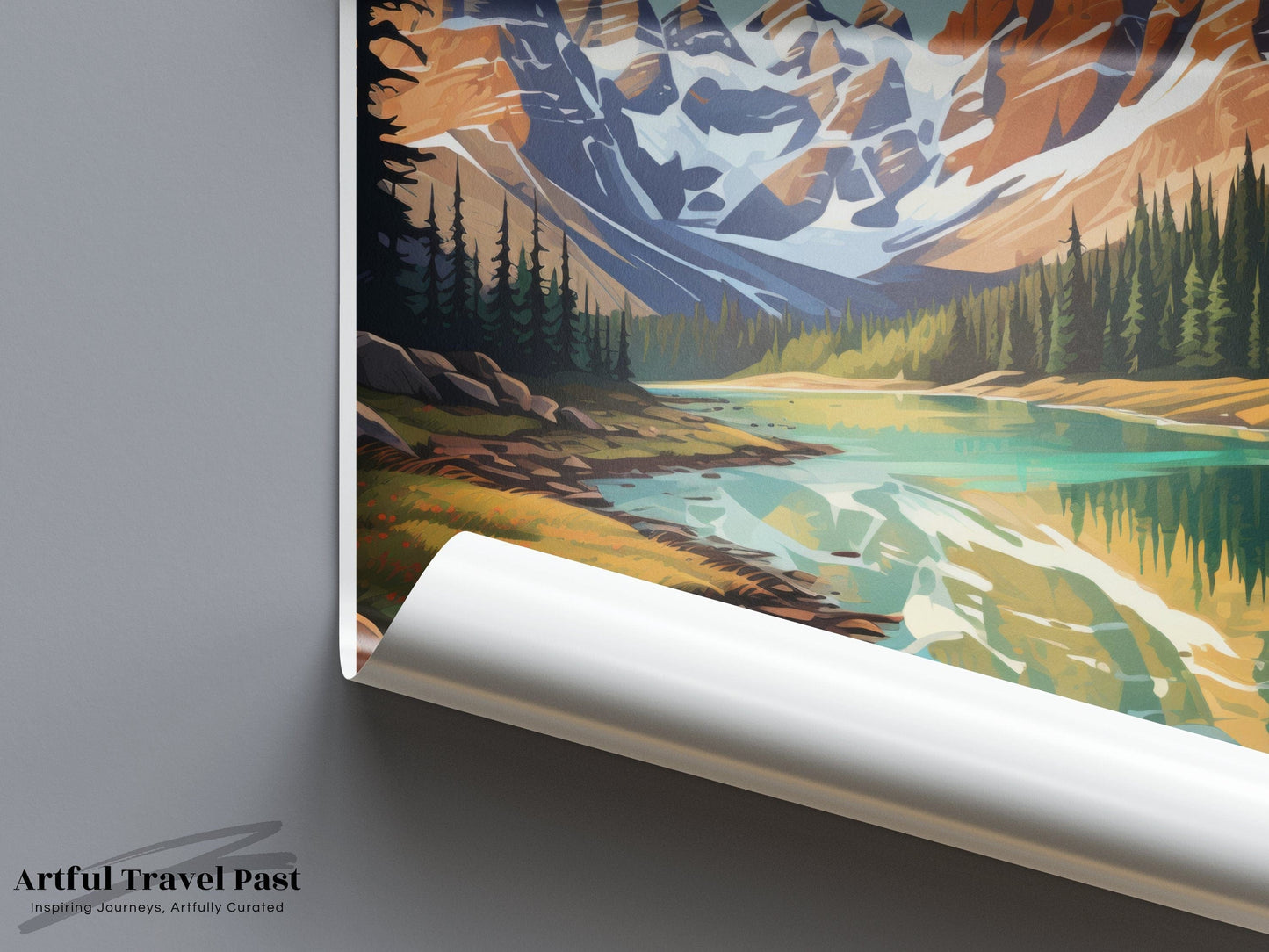 Banff National Park Poster | Alberta Wall Art | Canada Decor