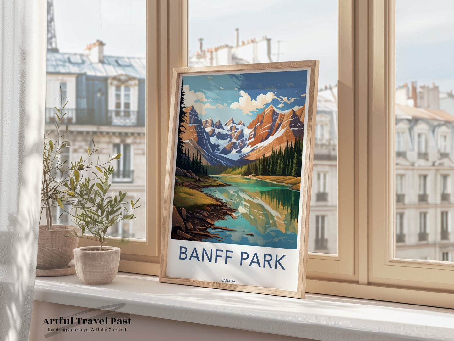 Banff National Park Poster | Alberta Wall Art | Canada Decor