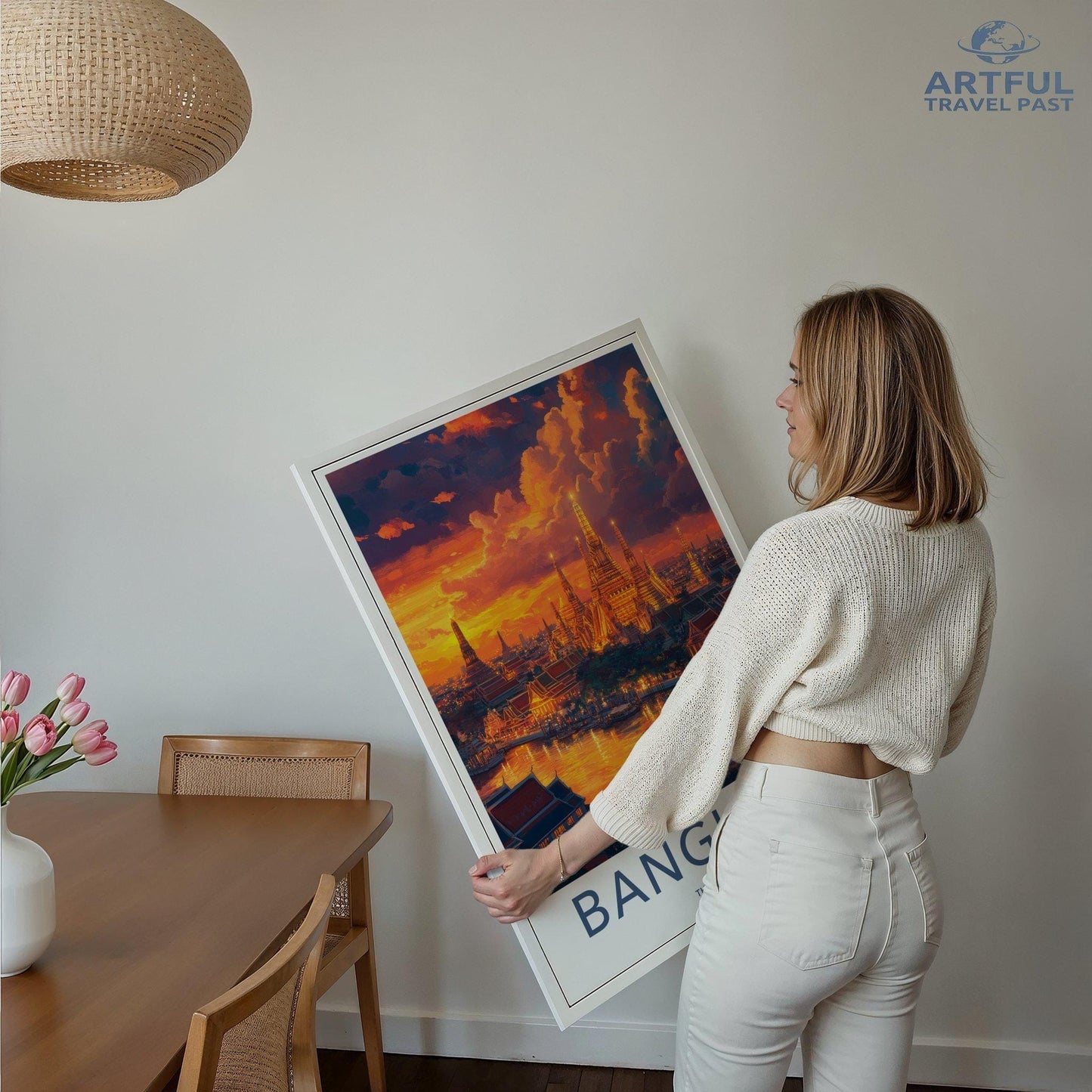Bangkok Poster | Thailand Wall Art | Asia Decor