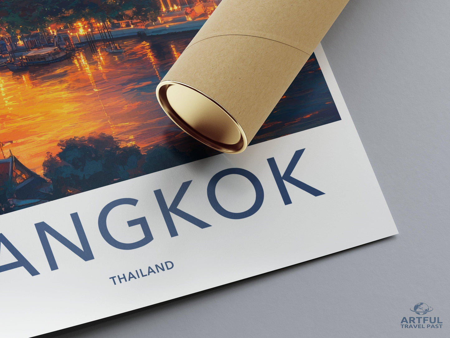 Bangkok Poster | Thailand Wall Art | Asia Decor