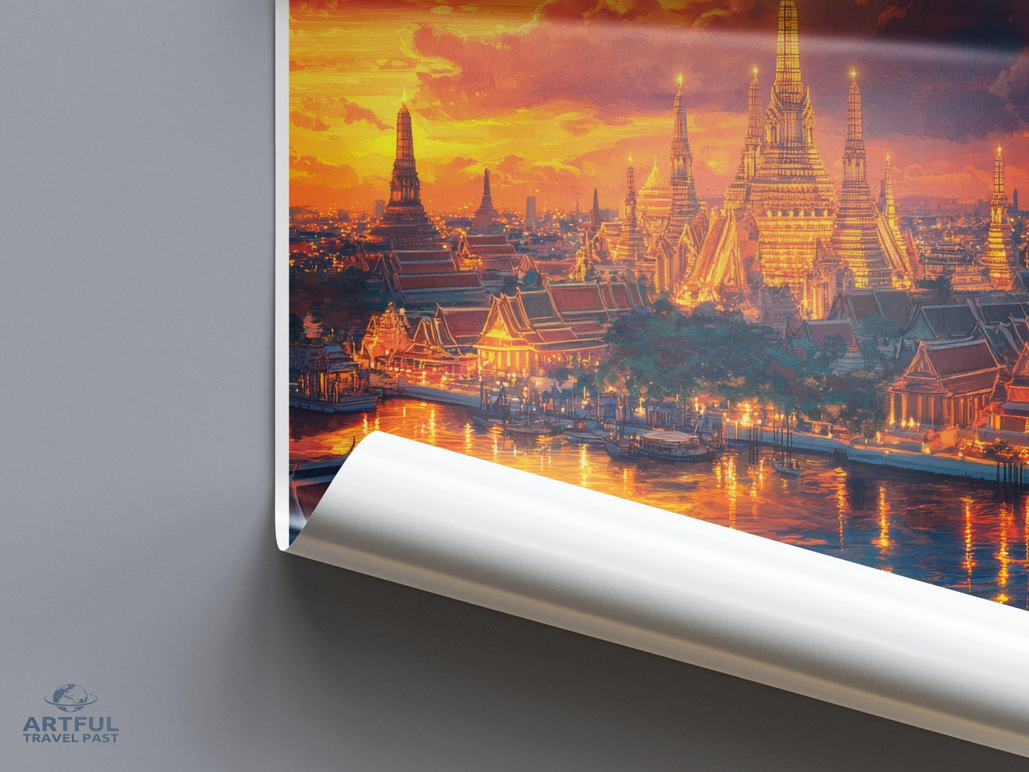 Bangkok Poster | Thailand Wall Art | Asia Decor