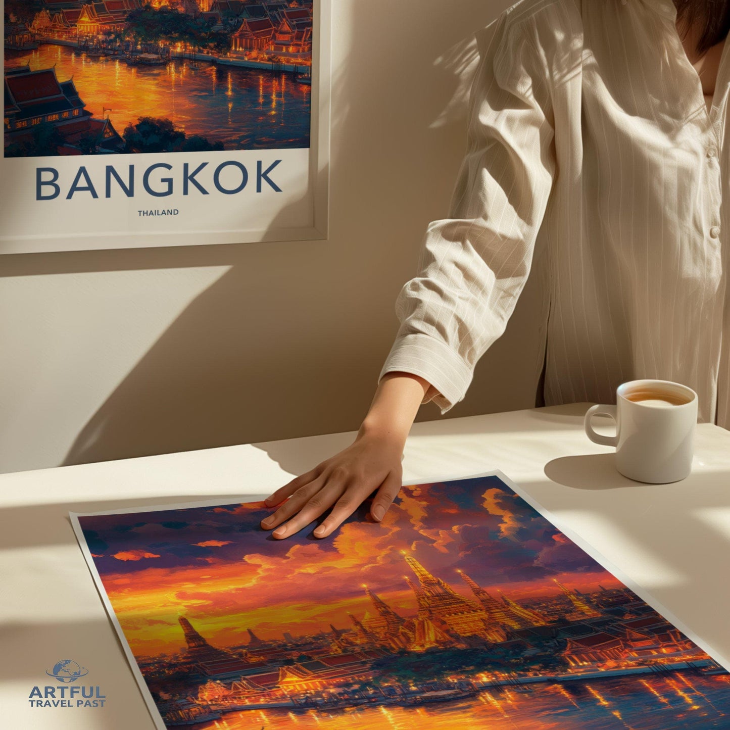 Bangkok Poster | Thailand Wall Art | Asia Decor