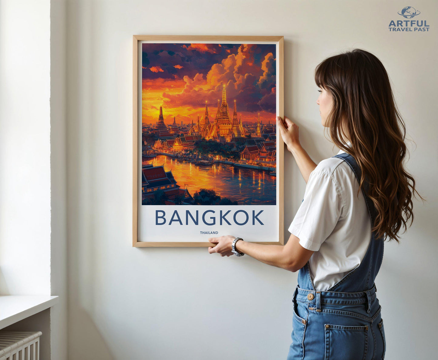 Bangkok Poster | Thailand Wall Art | Asia Decor