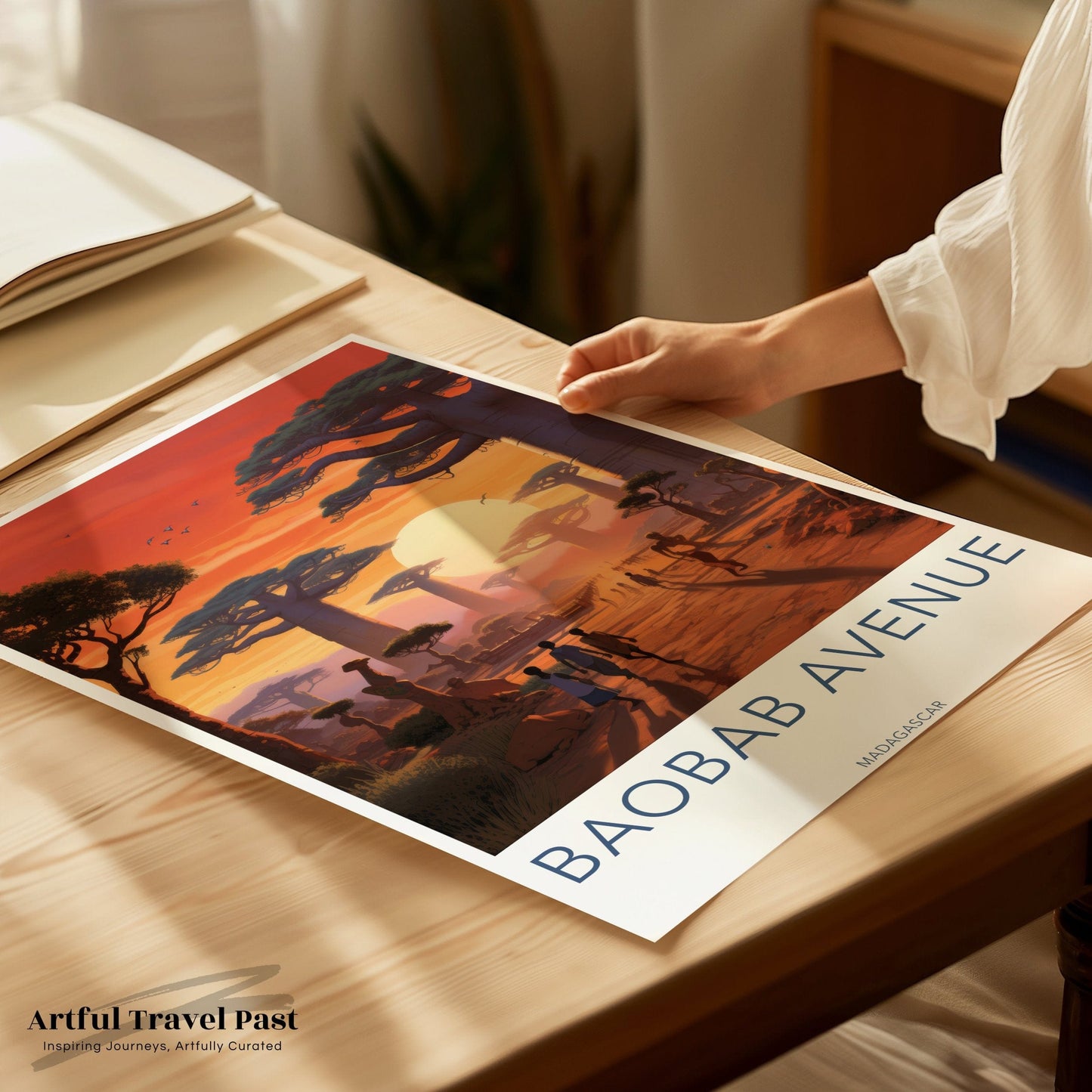 Baobab Avenue Poster | Madagascar Wall Art