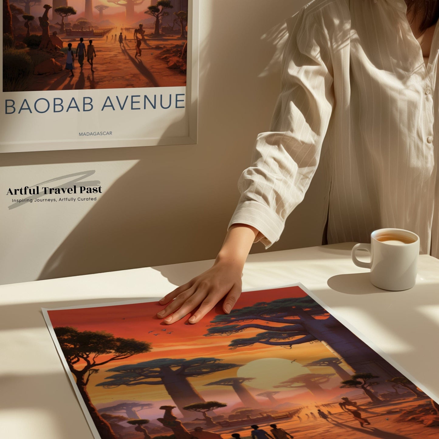 Baobab Avenue Poster | Madagascar Wall Art