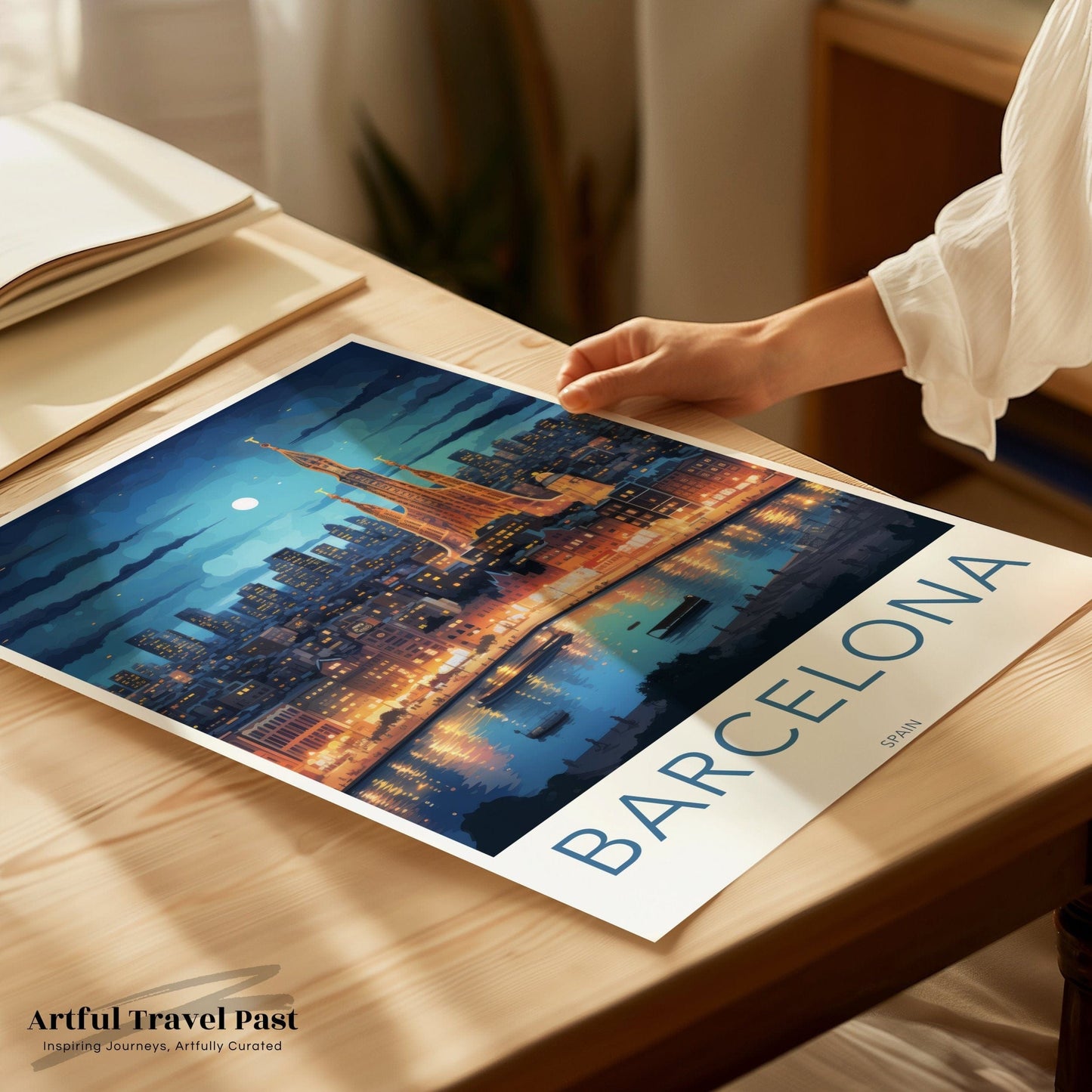 Barcelona Poster | Sagrada Familia | Spain Wall Art