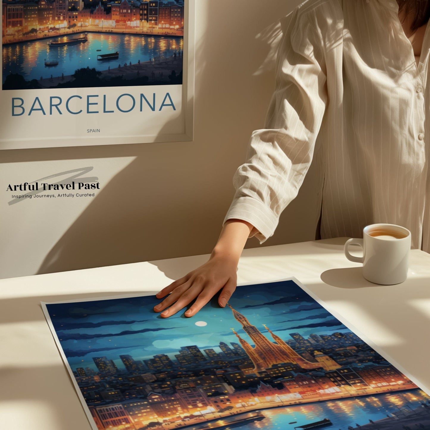 Barcelona Poster | Sagrada Familia | Spain Wall Art