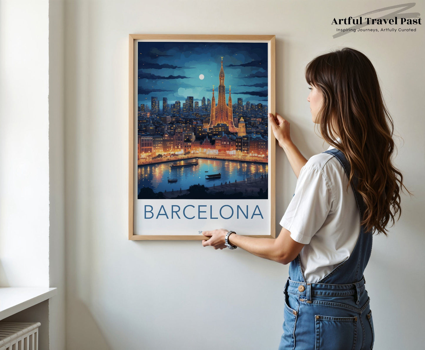 Barcelona Poster | Sagrada Familia | Spain Wall Art