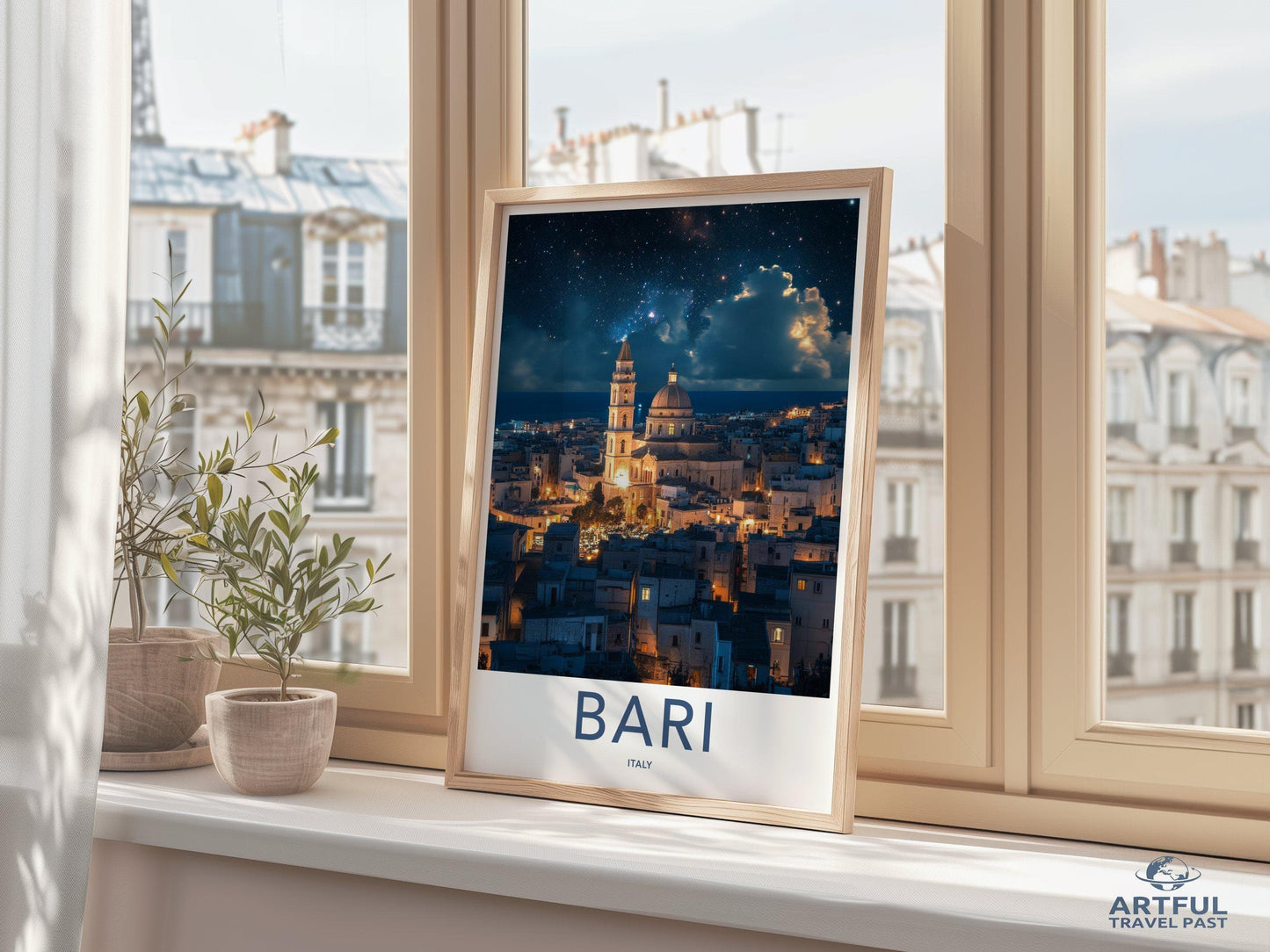Bari Poster | Italy Wall Art | Europe Decor