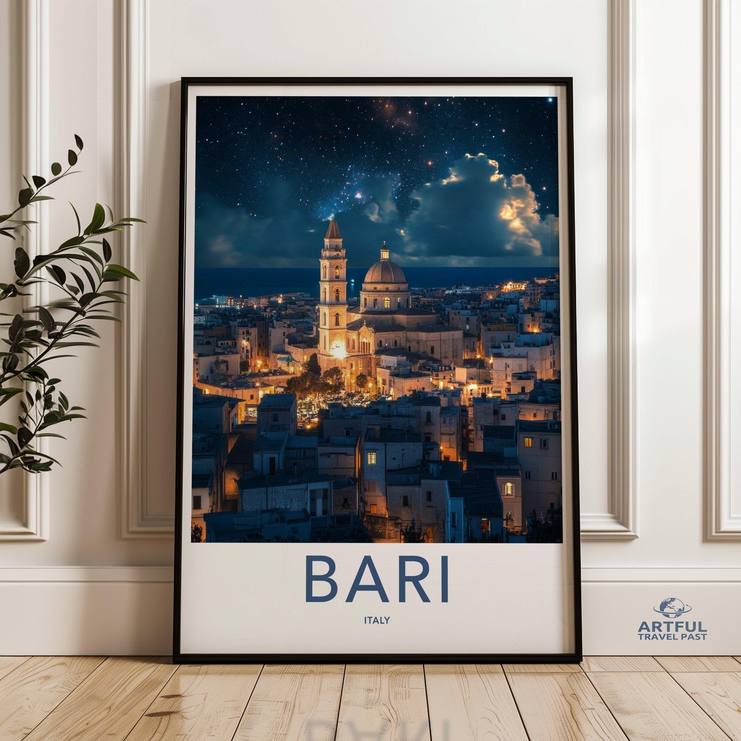 Bari Poster | Italy Wall Art | Europe Decor