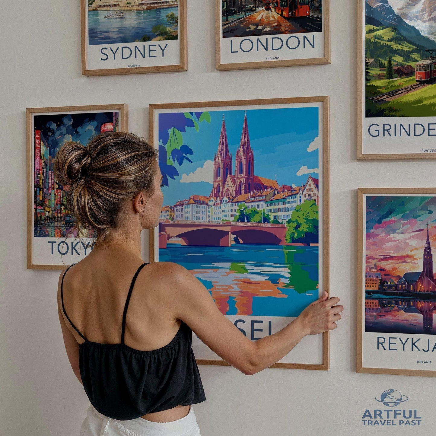 Basel Poster | Switzerland Wall Art | Europe Decor