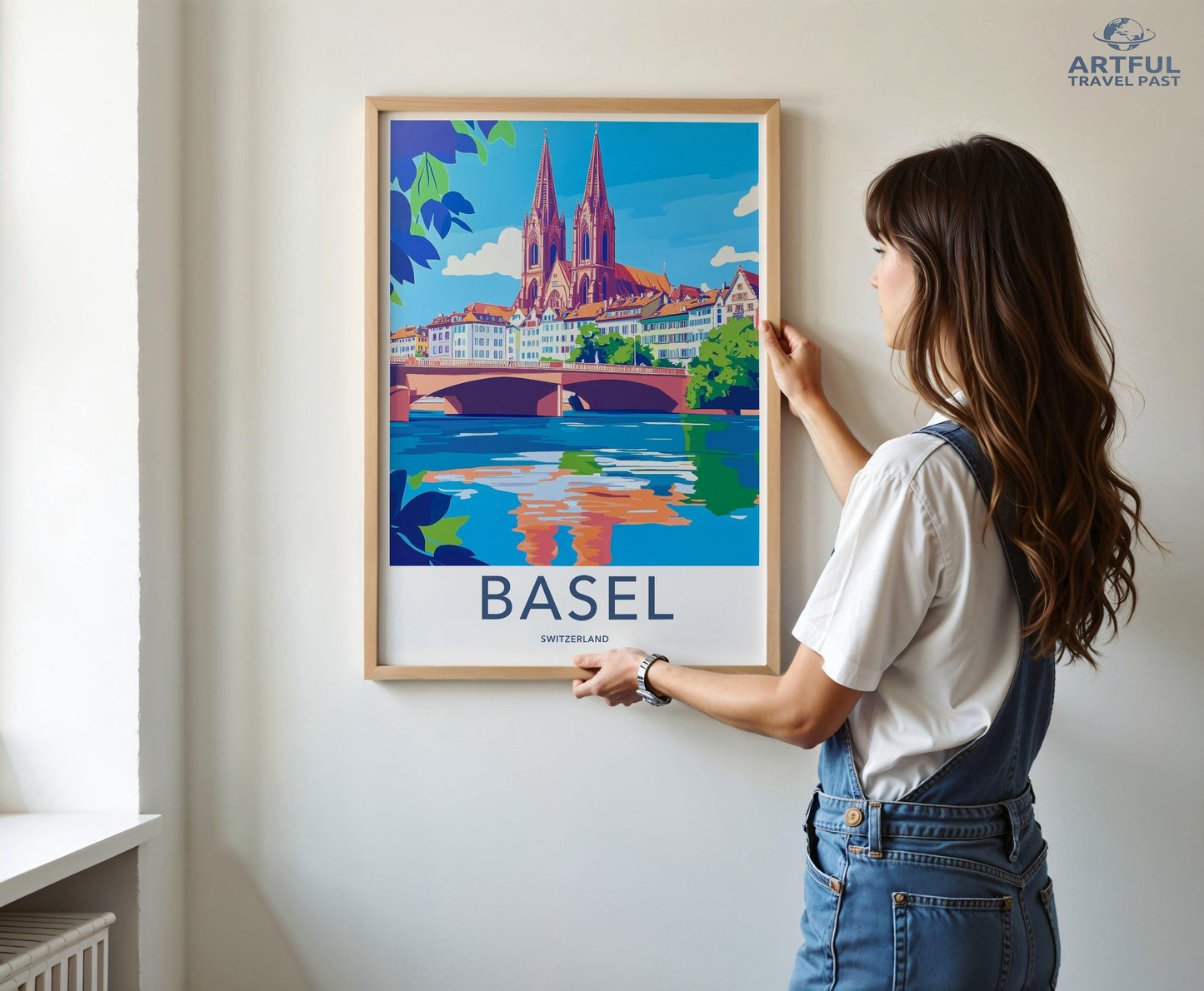 Basel Poster | Switzerland Wall Art | Europe Decor