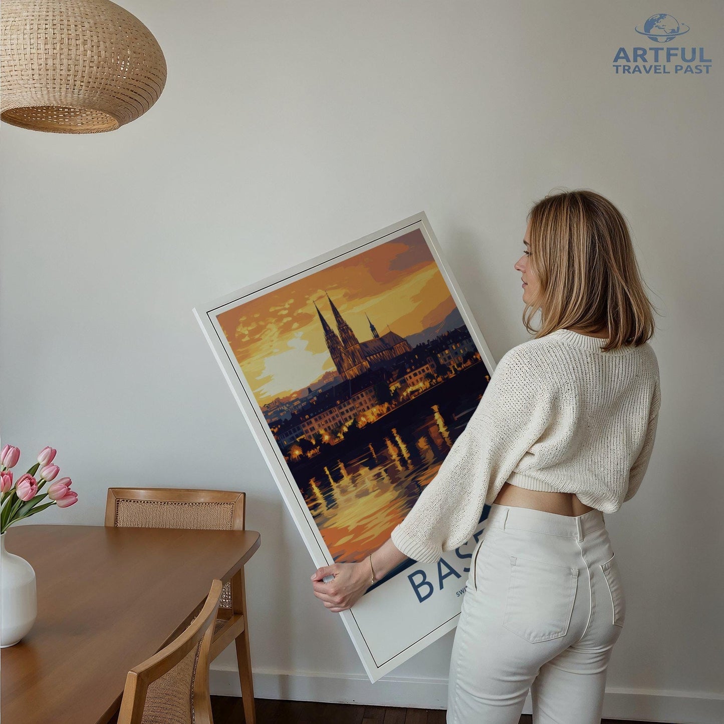 Basel Poster | Switzerland Wall Art | Europe Decor