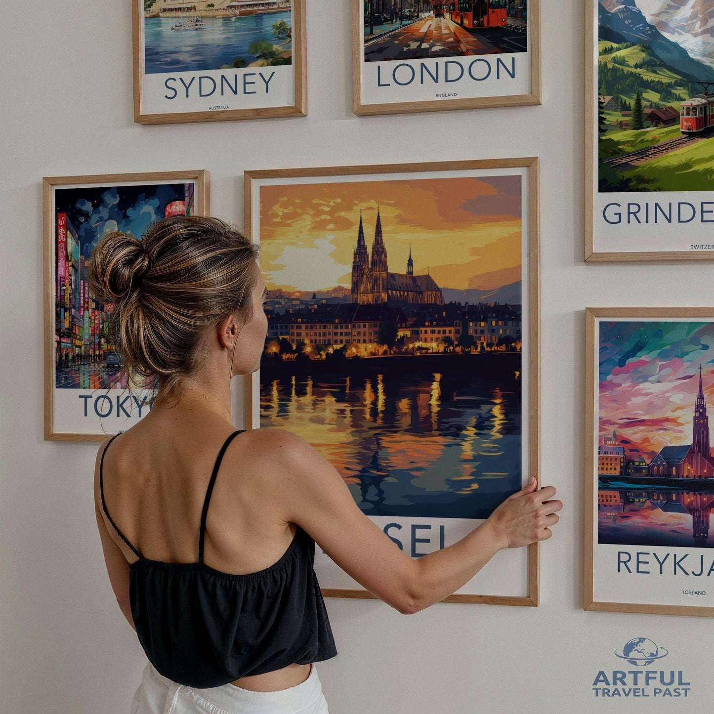 Basel Poster | Switzerland Wall Art | Europe Decor