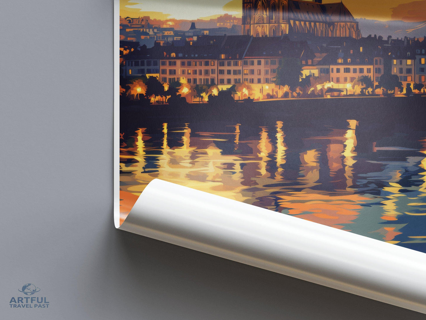 Basel Poster | Switzerland Wall Art | Europe Decor