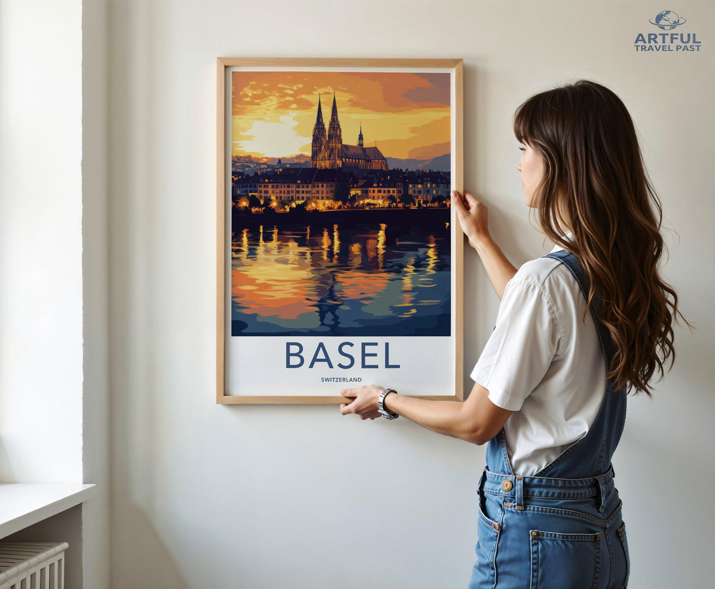 Basel Poster | Switzerland Wall Art | Europe Decor
