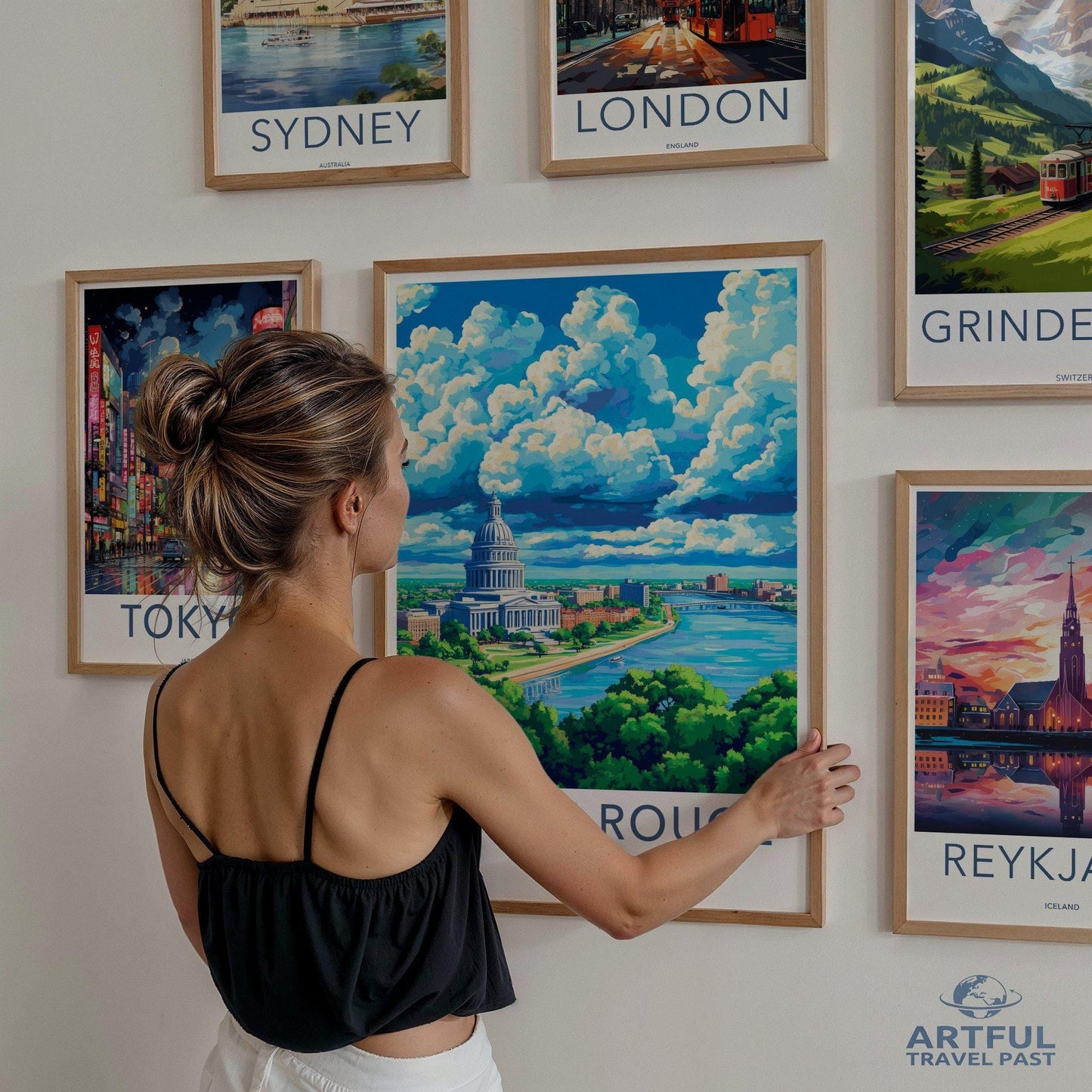 Baton Rouge Poster - Louisiana Wall Art