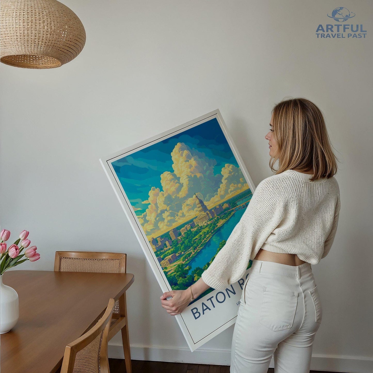 Baton Rouge Poster - Louisiana Wall Art