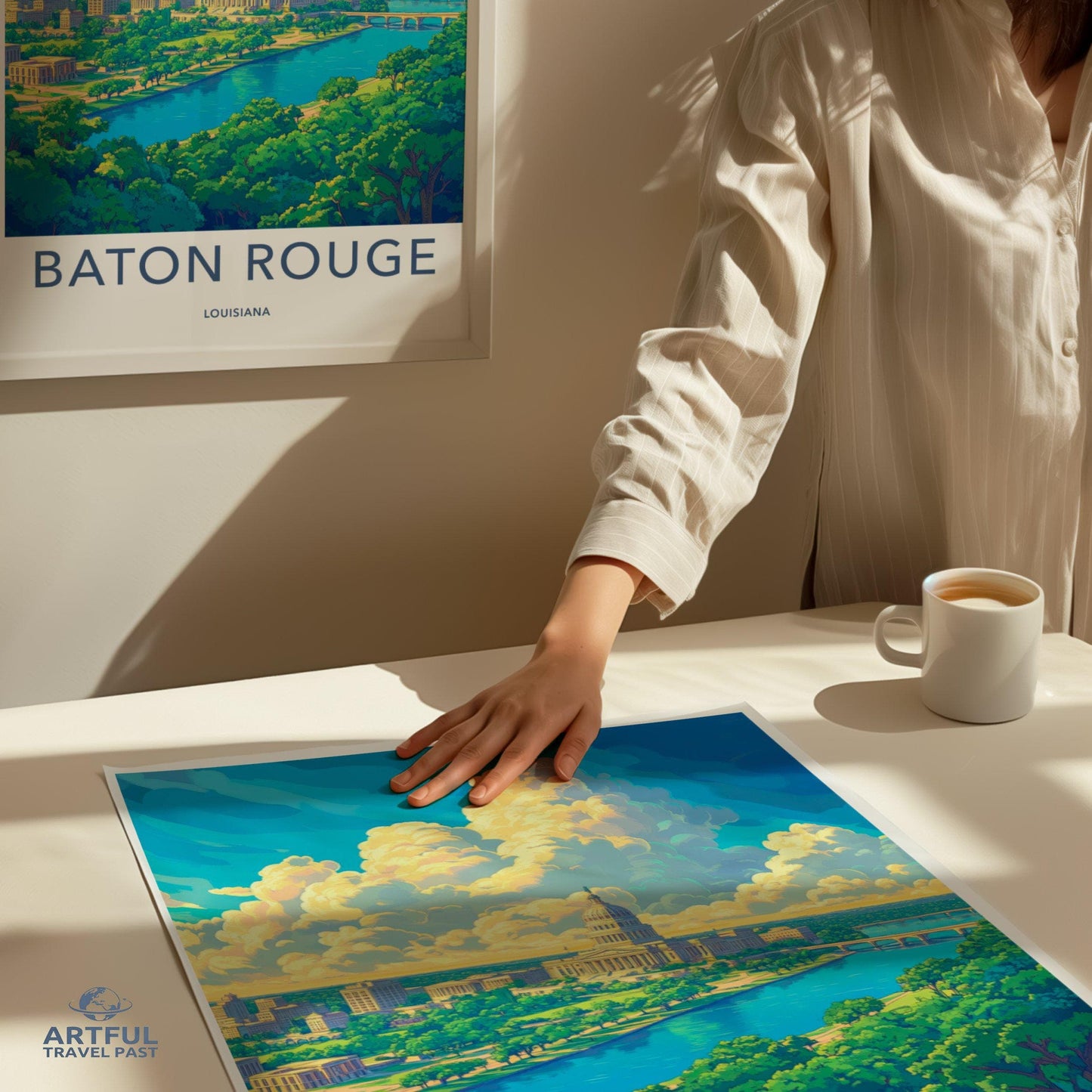Baton Rouge Poster - Louisiana Wall Art