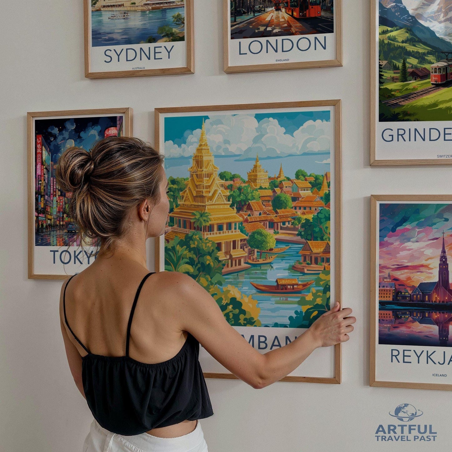 Battambang Poster - Cambodia Wall Art