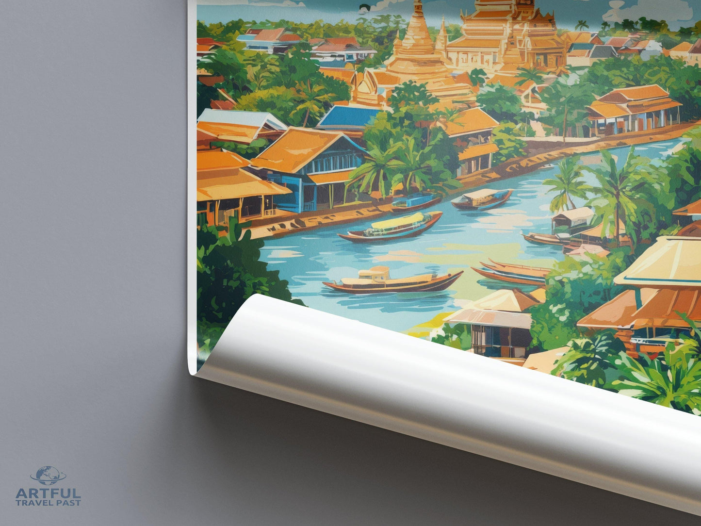 Battambang Poster - Cambodia Wall Art