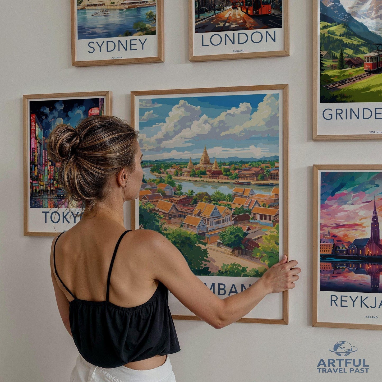 Battambang Poster - Cambodia Wall Art