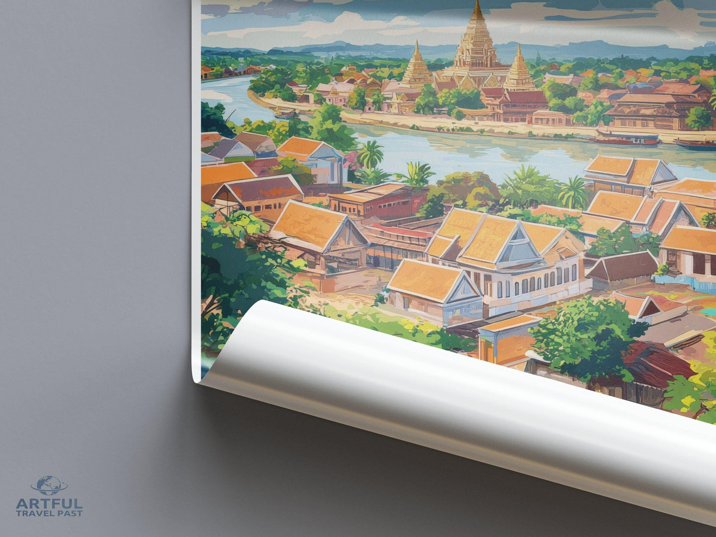 Battambang Poster - Cambodia Wall Art
